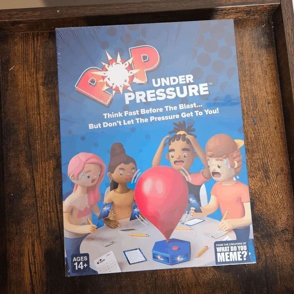 POP Under Pressure Think Fast Before The Blast Card NWT Multicolor for Ages 14+